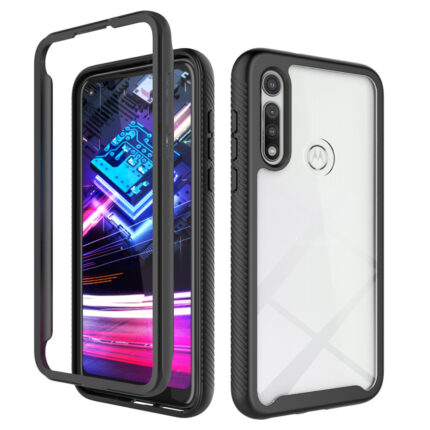 Full Body Slim Armor Case for Moto One 5G Ace - Black
