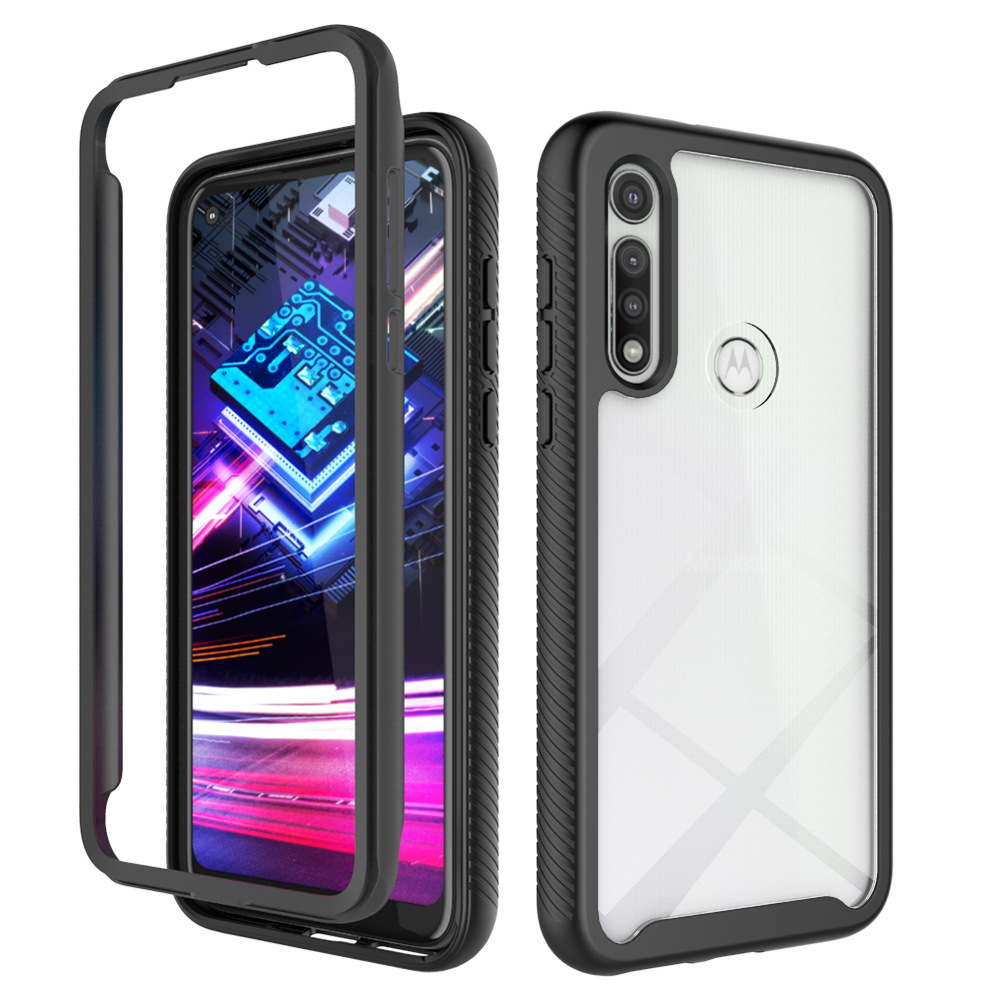 11.jpg Full Body Slim Armor Case for Moto One 5G Ace - Black – Image 1