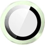 Metal Glass Lens Protection Compatible for iPhone 15 / 15 Plus - Green – Image 2