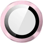 Metal Glass Lens Protection Compatible for iPhone 14 / 14 Plus - Pink – Image 2