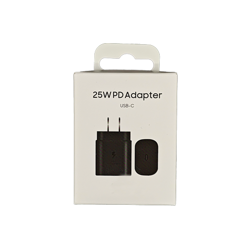 25W-USB-C-PD-Super-Fast-Charging-Wall-Charger-in-Retail-Packaging-Black-new-packaging-1.png 25W USB-C PD Super Fast Charging Wall Charger in Retail Packaging - Black – Image 1