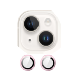 Metal Glass Lens Protection Compatible for iPhone 14 / 14 Plus - Pink