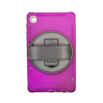 3 Layer Protection with 360 Leather Hand Strap Cover for Apple iPad Mini 4 / 5 - Purple