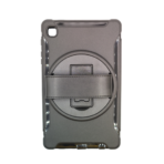 3 Layer Protection with 360 Leather Hand Strap Cover for Apple iPad Mini Mini 1/2/3 - Black