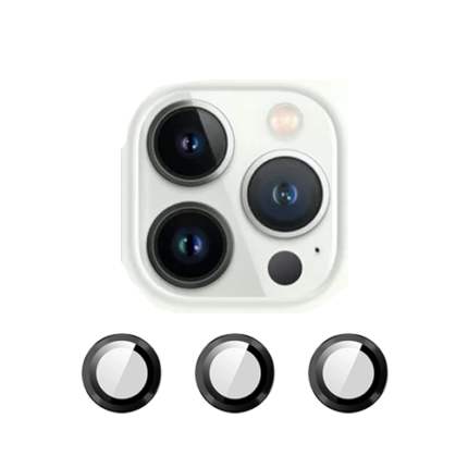 Metal Glass Lens Protection Compatible for iPhone 14 Pro / 14 Pro Max - Gray