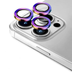 Metal Glass Lens Protection Compatible for iPhone 12 Pro - Colorful