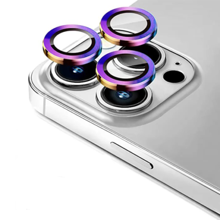 Metal Glass Lens Protection Compatible for iPhone 12 Pro - Colorful