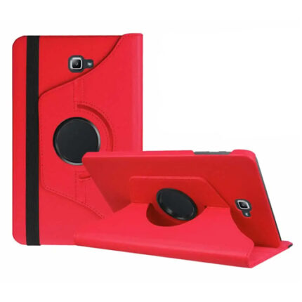 360 Degree Rotating Stand Smart Cover for Samsung Galaxy Tab A 10.1 (T580) - Red
