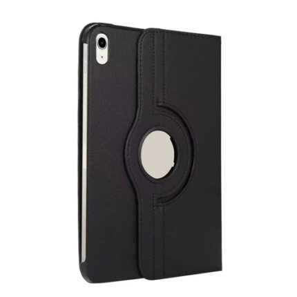 360 Degree Rotating Stand Smart Cover for Apple iPad 10 (2022) / iPad 11 (2025) - Black
