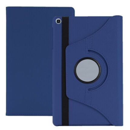 360 Degree Rotating Stand Smart Cover for Samsung Galaxy Tab A7 10.4 (T500) - Navy Blue