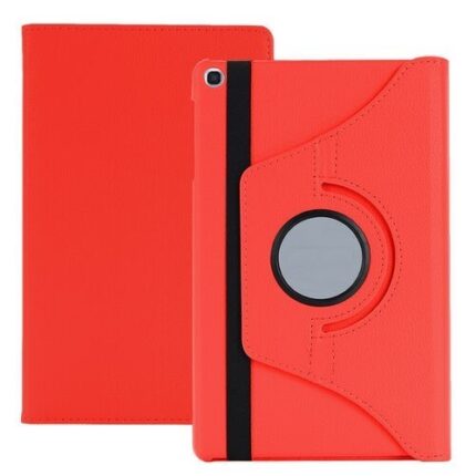 360 Degree Rotating Stand Smart Cover for Samsung Galaxy Tab Tab A7 10.4 (T500) - Red