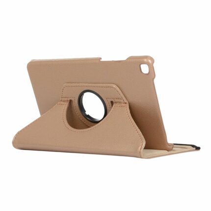 360 Degree Rotating Stand Smart Cover for Apple iPad Mini 1/2/3 - Rose Golden