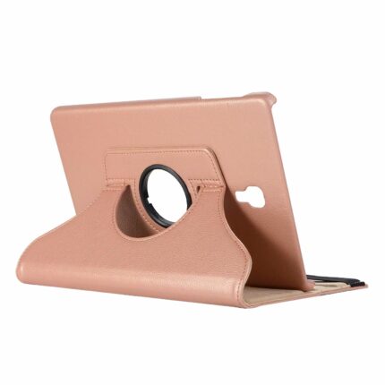 360 Degree Rotating Stand Smart Cover for Samsung Galaxy Tab A 10.5 (T590) - Rose Golden