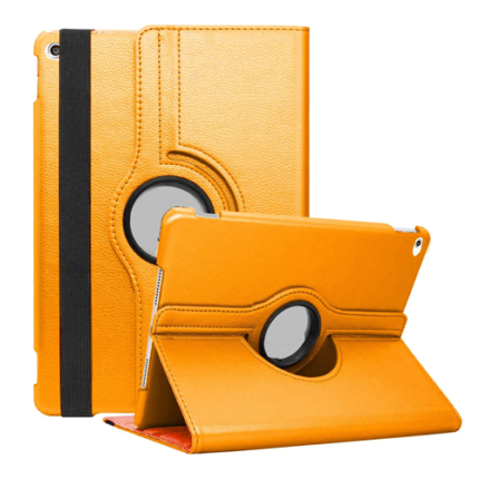 360 Degree Rotating Stand Smart Cover for Apple iPad Air 3 10.5 / iPad 7/8/9 10.2 - Orange