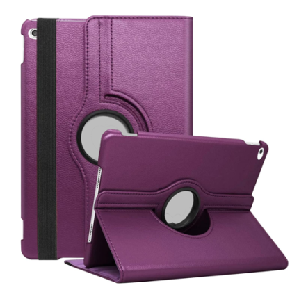 360 Degree Rotating Stand Smart Cover for Apple iPad Air 3 10.5 / iPad 7/8/9 10.2 / iPad Pro 10.5 - Purple