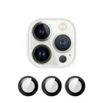 Metal Glass Lens Protection Compatible for iPhone 15 Pro / 15 Pro Max - Black