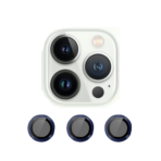 Metal Glass Lens Protection Compatible for iPhone 13 Pro / 13 Pro Max - Dark Blue