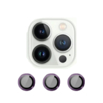 Metal Glass Lens Protection Compatible for iPhone 14 Pro / 14 Pro Max - Deep Purple