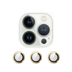 Metal Glass Lens Protection Compatible for iPhone 14 Pro / 14 Pro Max - Gold