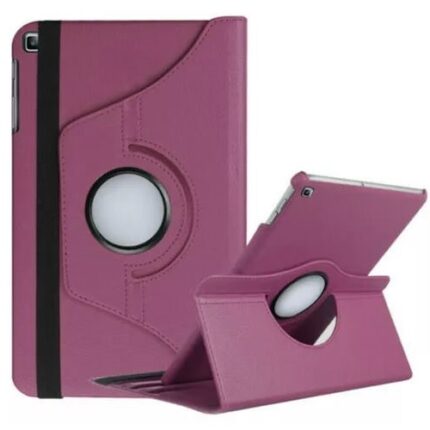360 Degree Rotating Stand Smart Cover for Samsung Galaxy Tab A 8.4 (T307) - Purple