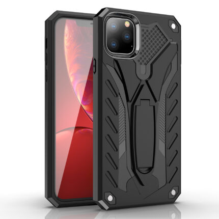 Rugged Defender Case with Kickstand for Apple iPhone 12 Mini - Black