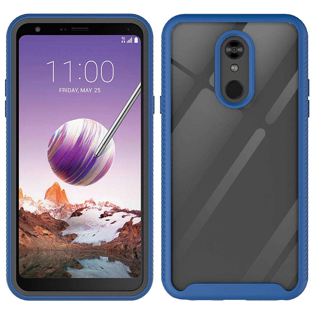 8-1.jpg Full Body Slim Armor Case for LG Stylo 5 - Blue – Image 1