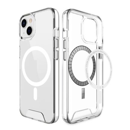 Armor Anti Shock Clear Space Case with Magsafe for Apple iPhone 13 / 14  - Clear