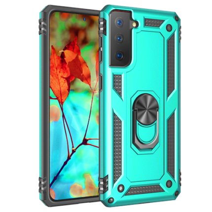 Armor Hybrid Military Case with Ring Kickstand For Samsung Galaxy A14 5G - Teal