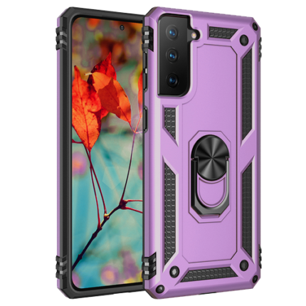 Armor Hybrid Military Case with Ring Kickstand For Samsung Galaxy A05S - Purple