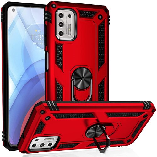 Armor-Hybrid-Military-Case-with-Ring-Kickstand-for-Moto-G-Stylus-2021-Red-1.jpg Armor Hybrid Military Case with Ring Kickstand for Moto G Stylus (2021) - Red – Image 1