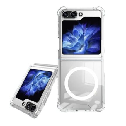 Clear Magnetic Case Compatible With Magsafe Charging for Samsung Z Flip 5