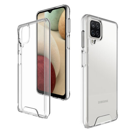 Armor Anti Shock Clear Space Case for Samsung Galaxy A12 - Clear