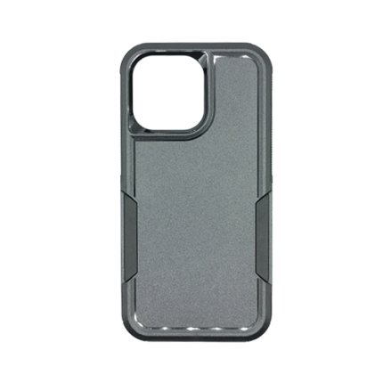 Dual Layer Shockproof Case for iPhone 14 Plus / 15 Plus - Black