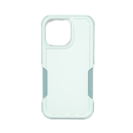 Dual Layer Shockproof Case for iPhone 14 Plus / 15 Plus - Teal
