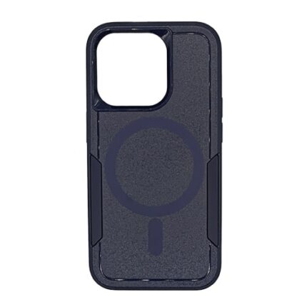 Dual Layer Shockproof with Magsafe Case for iPhone 15 Pro Max - Navy Blue
