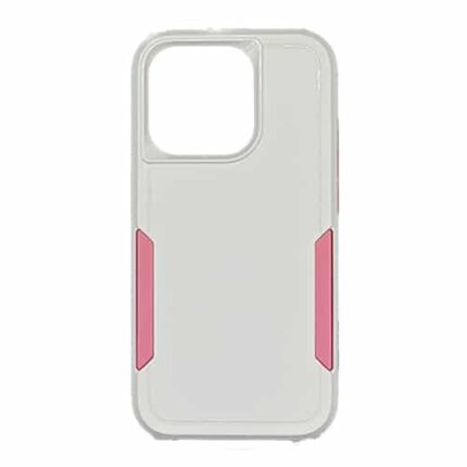 Dual Layer Shockproof with Magsafe Case for iPhone 15 Pro - White