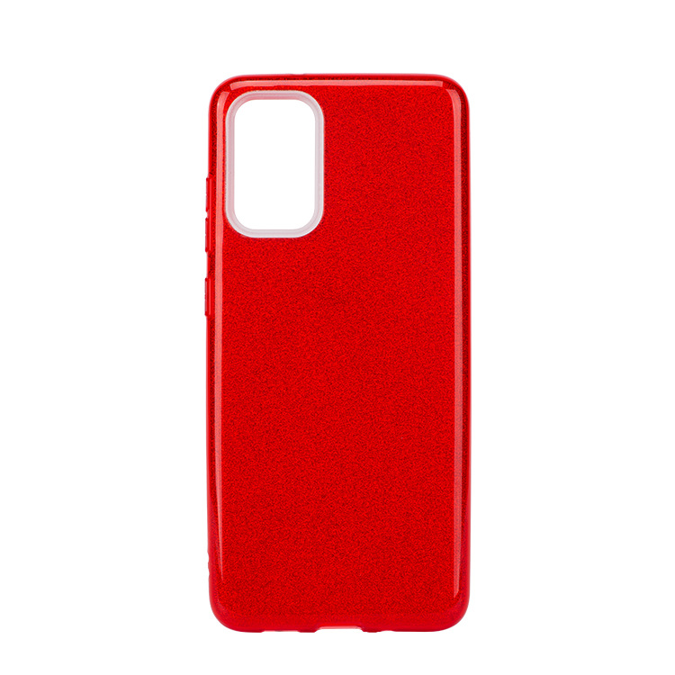 Glitter-S21.jpg Glitter Case for Samsung Galaxy S21 Ultra 5G - Red – Image 1