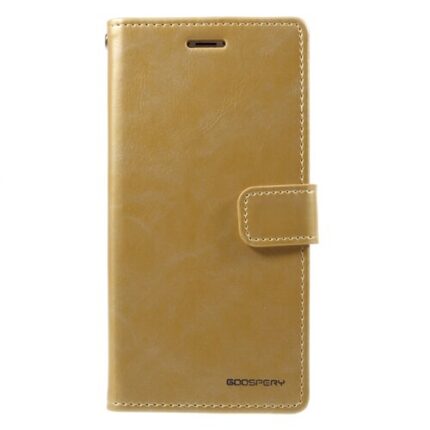 Goospery Blue Moon Wallet Case for Apple iPhone 13 Pro - Gold