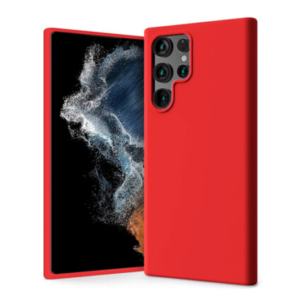 Goospery Soft Feeling Case for Samsung Galaxy S22 Ultra – Red