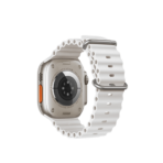 Hoco Double Silicone Strap for iWatch (42/44/45/49mm) WA12 - White – Image 2