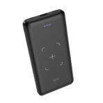 Hoco Power Bank J50 Surf Wireless Charging 10000mAh - Black – Image 2