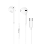 Hoco Type-C Earphones with Mic M101 - White – Image 2
