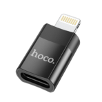 Hoco Type-C Female to Lightning Male Adapter UA17 - Black – Image 2
