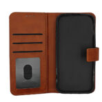 PU Leather Wallet Case for Google Pixel 7 - Brown – Image 2