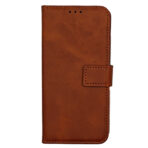 PU Leather Wallet Case for Google Pixel 7 - Brown