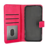 PU Leather Wallet Case for Moto G Pure / G Power (2022) / G Play (2023) - Hot Pink – Image 2