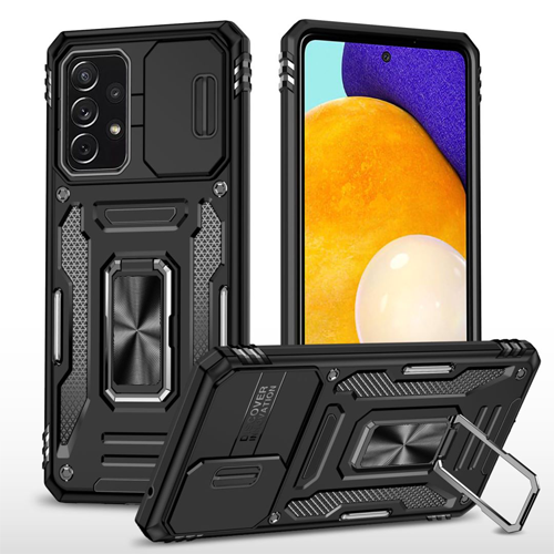 New-Military-Case-with-Ring-Kickstand-for-Samsung-Galaxy-A52-Black.png New Military Case with Ring Kickstand for Samsung Galaxy A52 - Black – Image 1