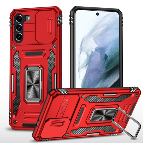 New-Military-Case-with-Ring-Kickstand-for-Samsung-Galaxy-S21-FE-Red.png New Military Case with Ring Kickstand for Samsung Galaxy S21 Plus - Red – Image 1