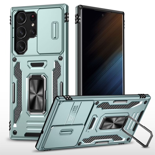 New-Military-Case-with-Ring-Kickstand-for-Samsung-Galaxy-S23-Ultra-Alpine-Green.png New Military Case with Ring Kickstand for Samsung Galaxy S23 Ultra - Alpine Green – Image 1
