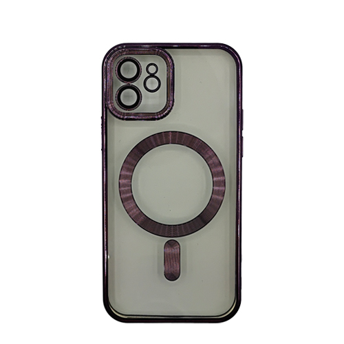 Premium-Clear-TPU-Magsafe-Design-Case-for-Apple-iPhone-11-Purple.jpg Premium Clear TPU Magsafe Design Case for Apple iPhone 11 - Deep Purple – Image 1
